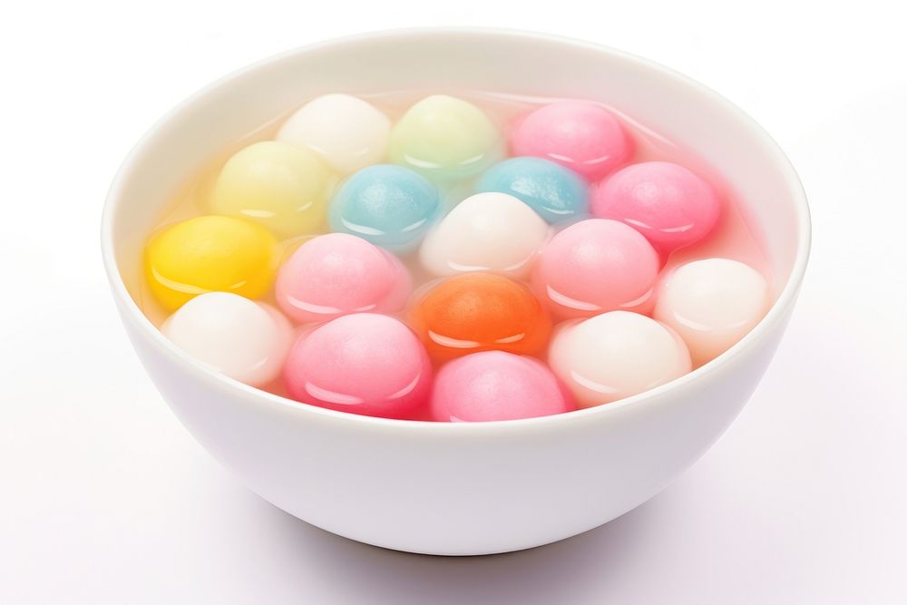 Tang yuan confectionery candy food. AI generated Image by rawpixel.