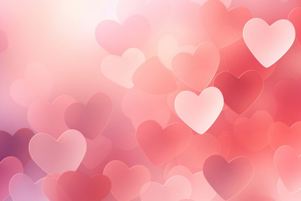 Heart shape backgrounds pink red. AI generated Image by rawpixel.