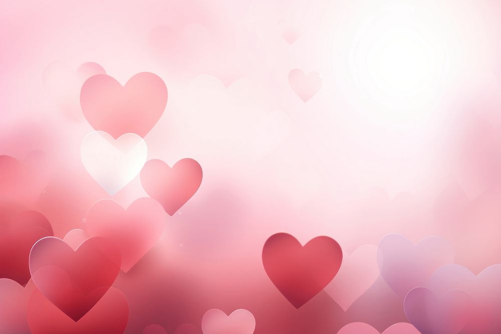 Heart shape backgrounds red celebration. | Premium Photo Illustration ...