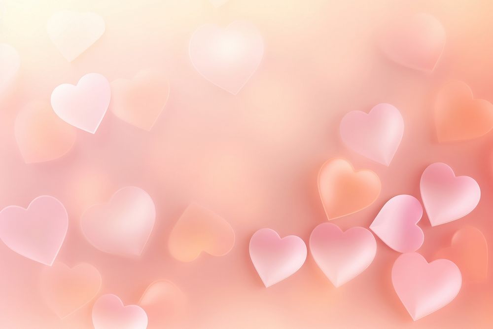 Heart shape backgrounds petal pink. AI generated Image by rawpixel.