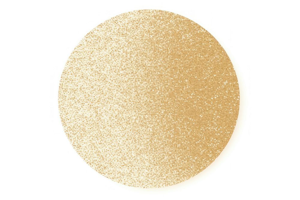 Circle glitter gold white background. AI generated Image by rawpixel.