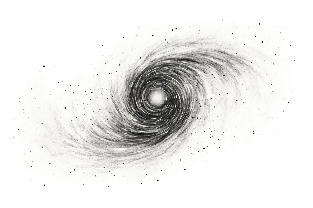 Galaxy astronomy drawing nature. AI generated Image by rawpixel.