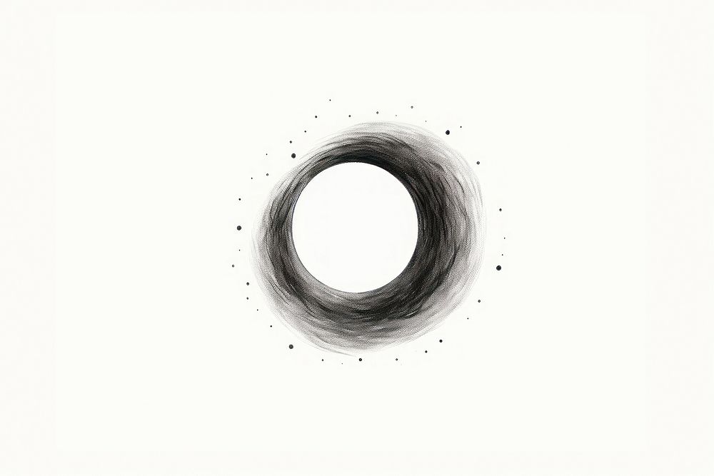 Eclipse line hole creativity. AI generated Image by rawpixel.