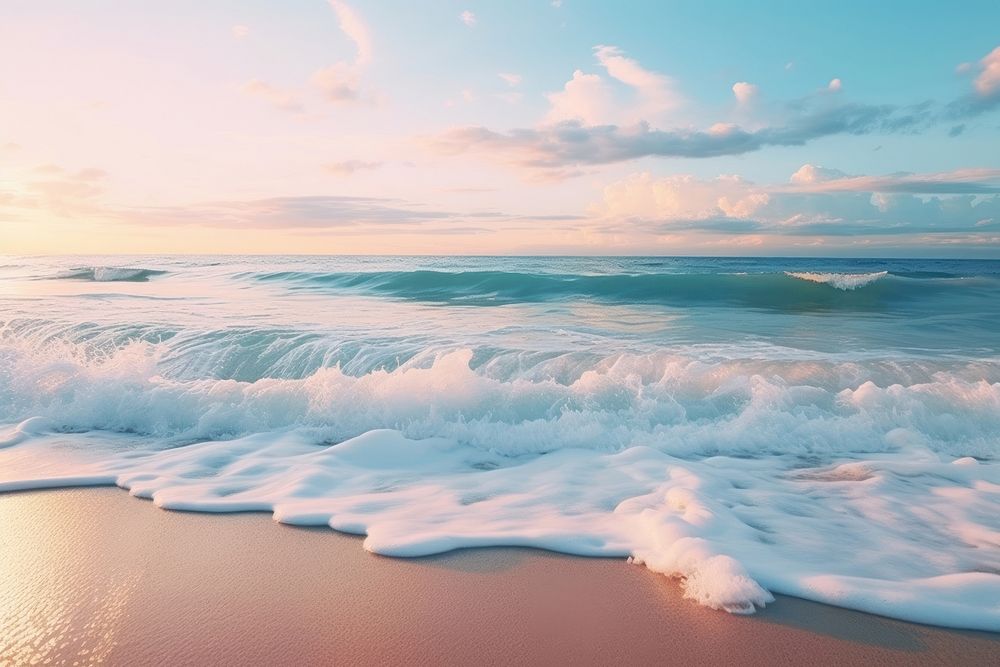 Sea outdoors horizon nature. AI | Free Photo - rawpixel