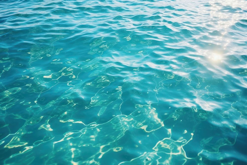 Sea surface underwater outdoors swimming. AI generated Image by rawpixel.