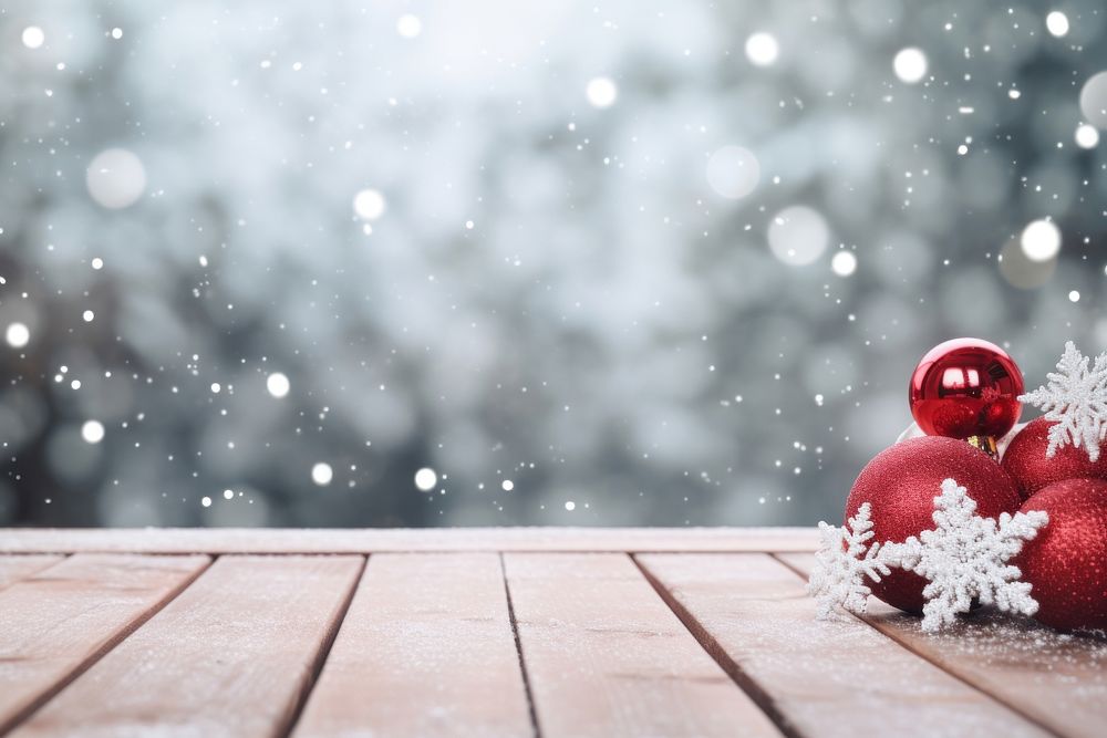 Christmas decorations christmas outdoors snow. AI generated Image by rawpixel.