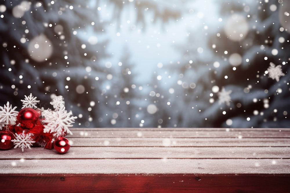 Christmas ornaments christmas outdoors snow. AI generated Image by rawpixel.