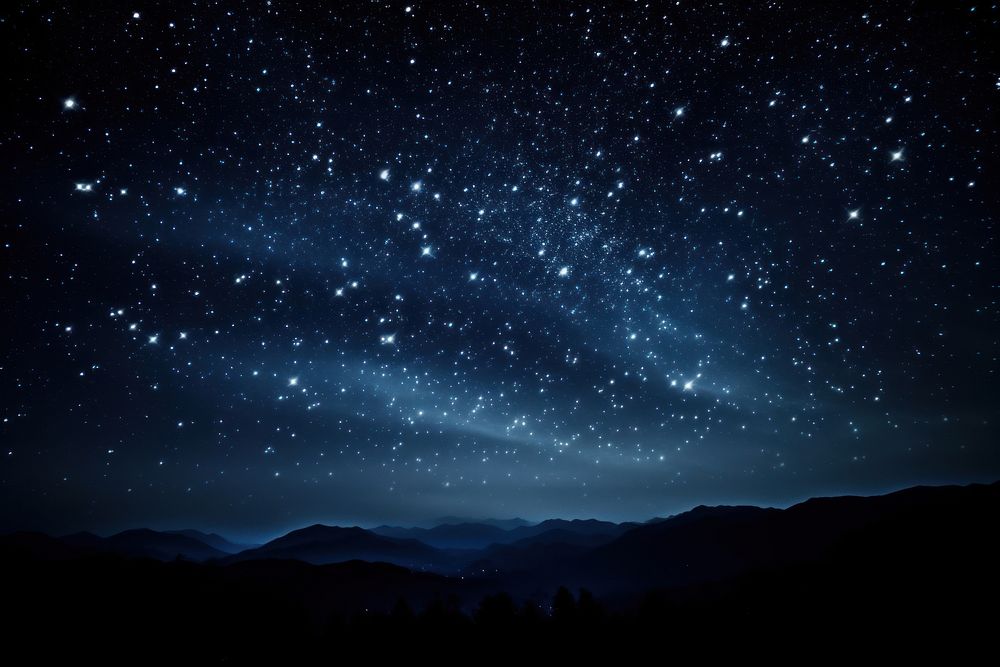 Stars astronomy outdoors nature. AI generated Image by rawpixel.