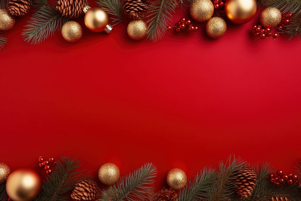 Pine christmas backgrounds decoration. AI generated Image by rawpixel.
