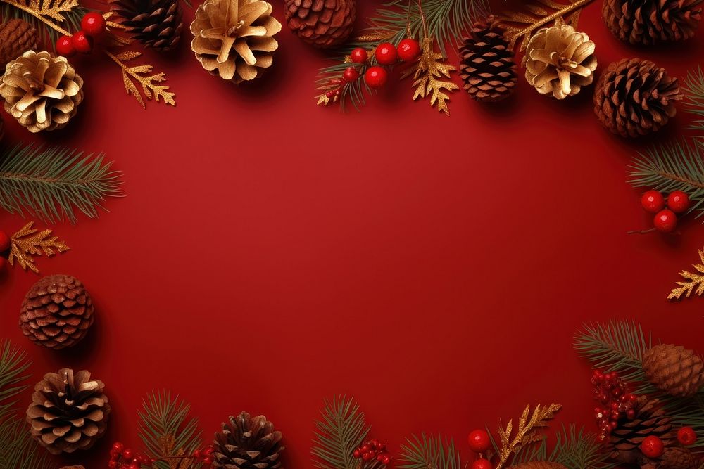 Christmas backgrounds decoration plant. AI generated Image by rawpixel.