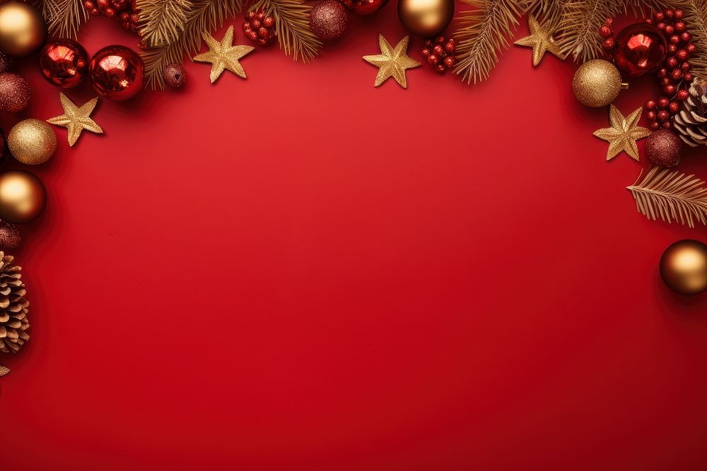 Christmas backgrounds decoration gold. AI generated Image by rawpixel.