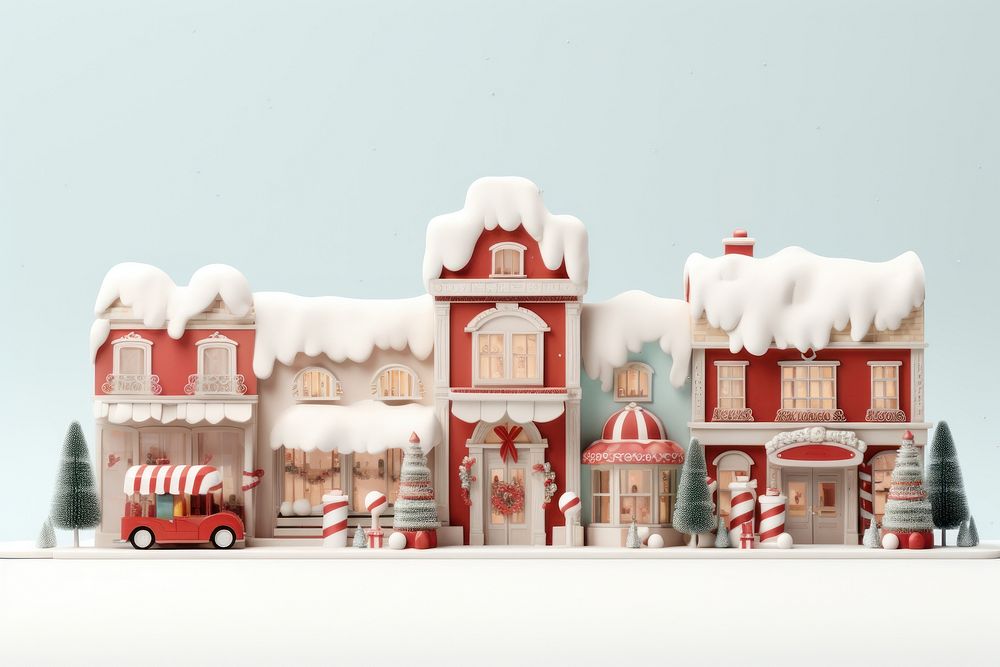 Christmas theme storefront decorations gingerbread christmas winter. AI generated Image by rawpixel.