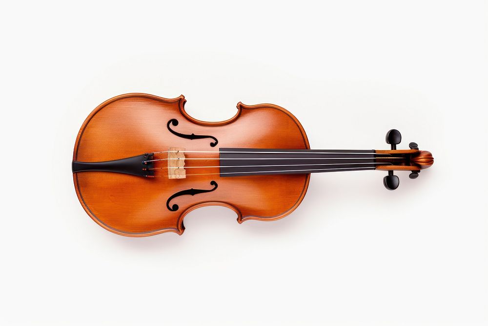 Violin violin white background performance. AI generated Image by rawpixel.