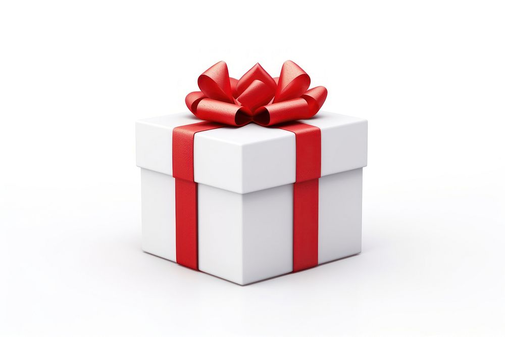 Gift bow box red. AI generated Image by rawpixel.