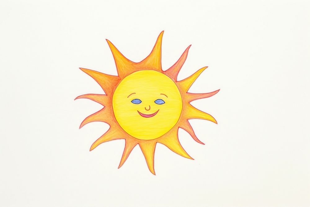 Sun drawing sky anthropomorphic. AI generated Image by rawpixel.