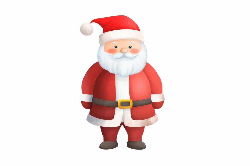 Santa claus red white background celebration. AI generated Image by rawpixel.