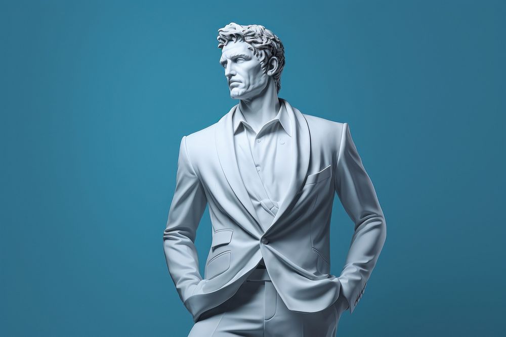 Blazers sculpture statue blazer. AI generated Image by rawpixel.