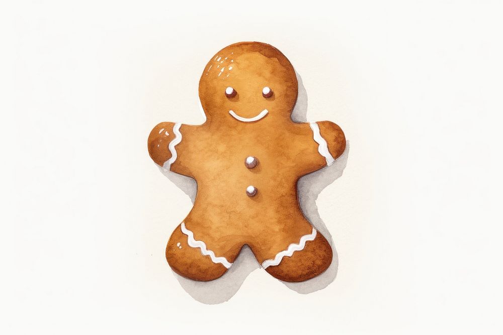 Ginger bread gingerbread cookie food. AI generated Image by rawpixel.