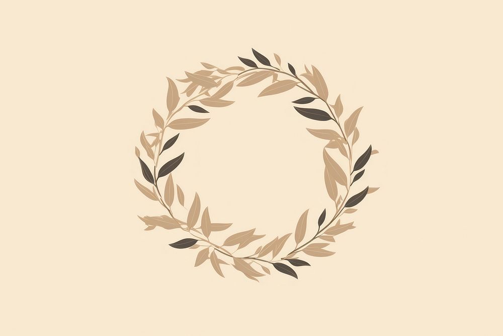 Wreath pattern wreath plant. AI generated Image by rawpixel.