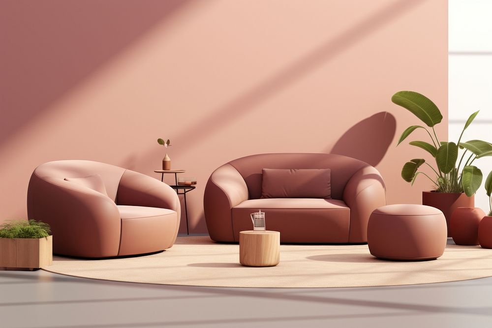 Room chair furniture armchair. AI generated Image by rawpixel.