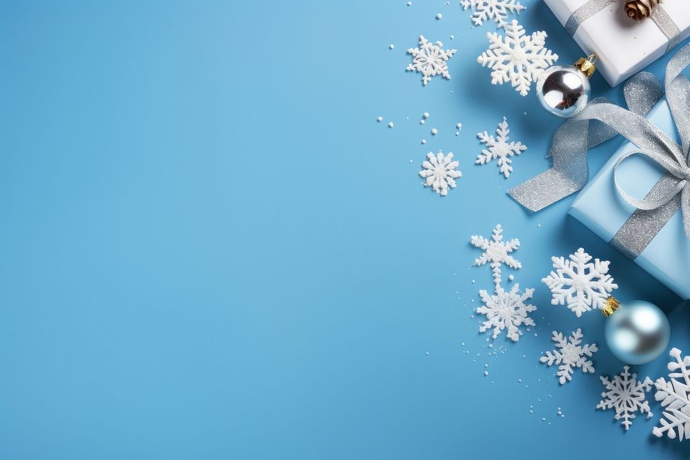 Greeting banner christmas backgrounds snowflake. AI generated Image by rawpixel.