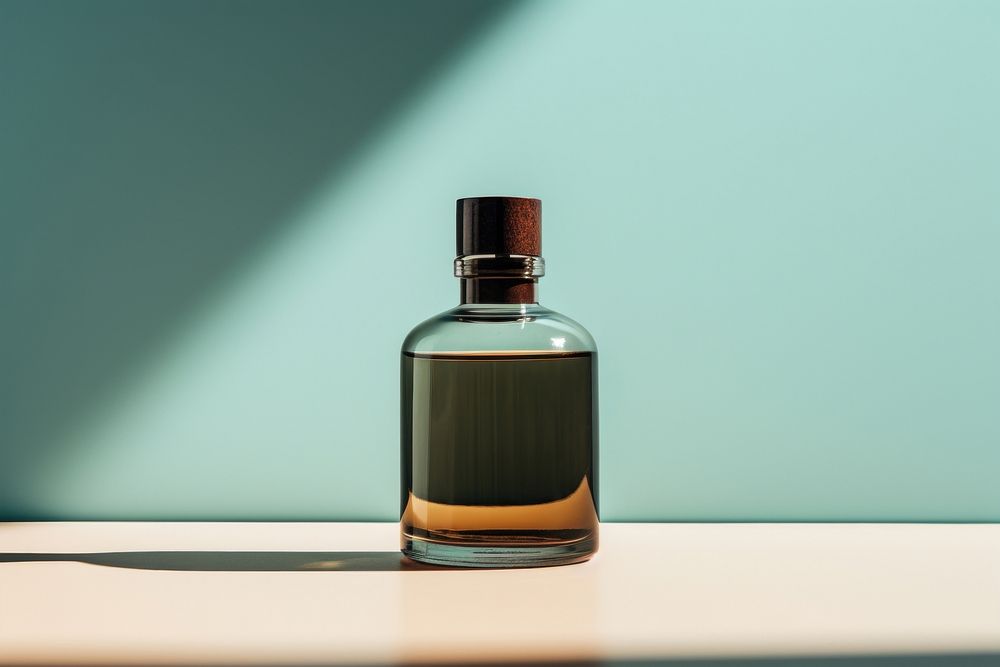 Cologne bottle lighting perfume refreshment. AI generated Image by rawpixel.