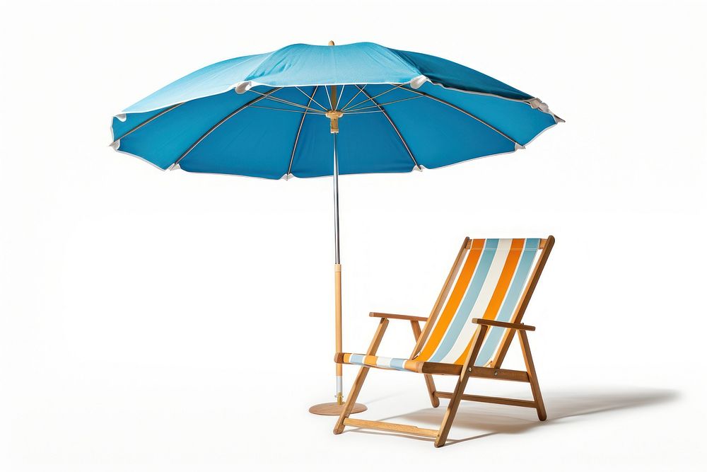 Umbrella chair furniture beach. AI generated Image by rawpixel.