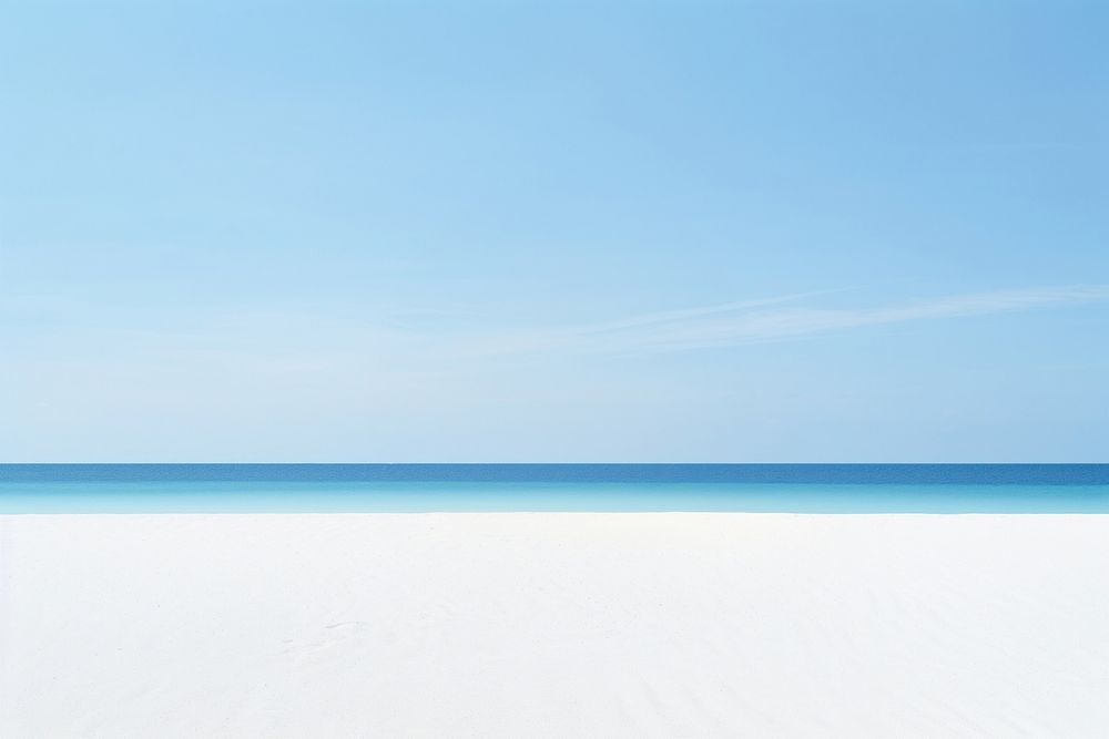Beach sky sea backgrounds. AI generated Image by rawpixel.