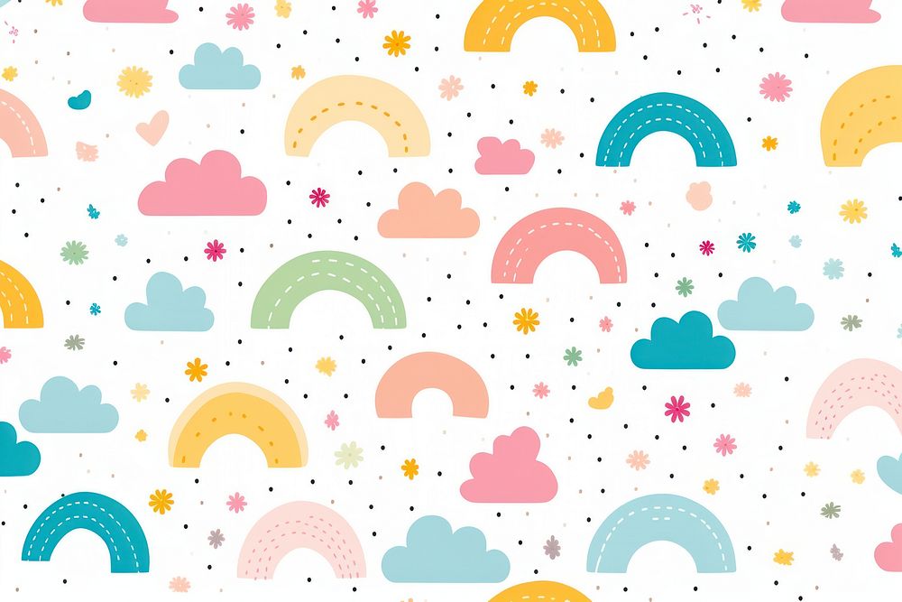 Rainbow pattern backgrounds creativity. AI generated Image by rawpixel.