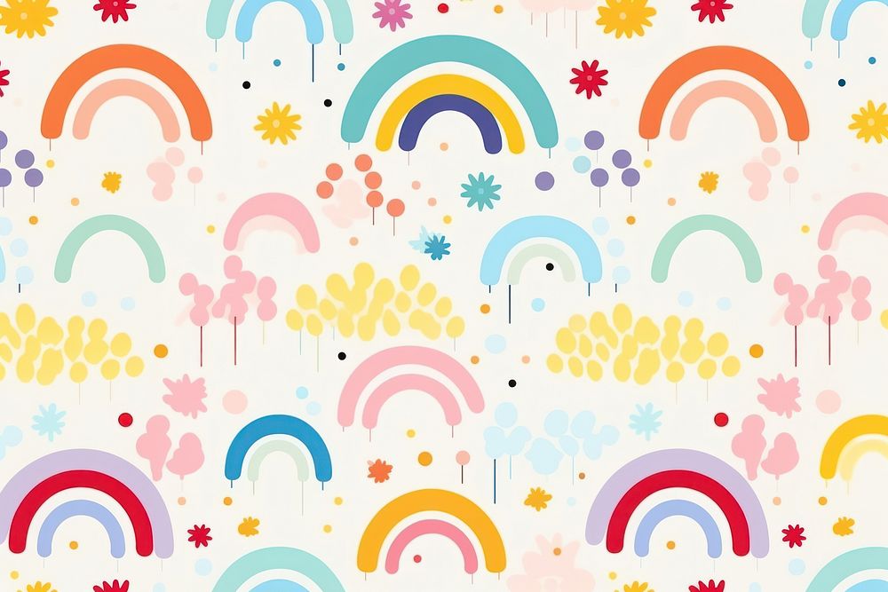 Rainbow pattern backgrounds paper. AI generated Image by rawpixel.