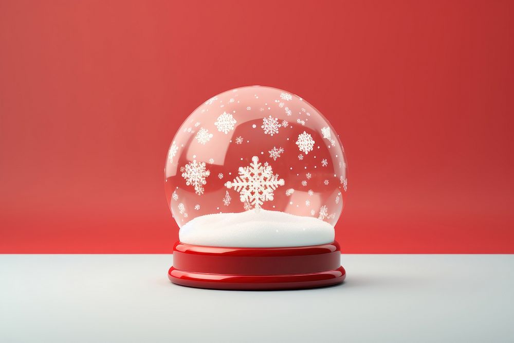 Snow red illuminated transparent. AI generated Image by rawpixel.