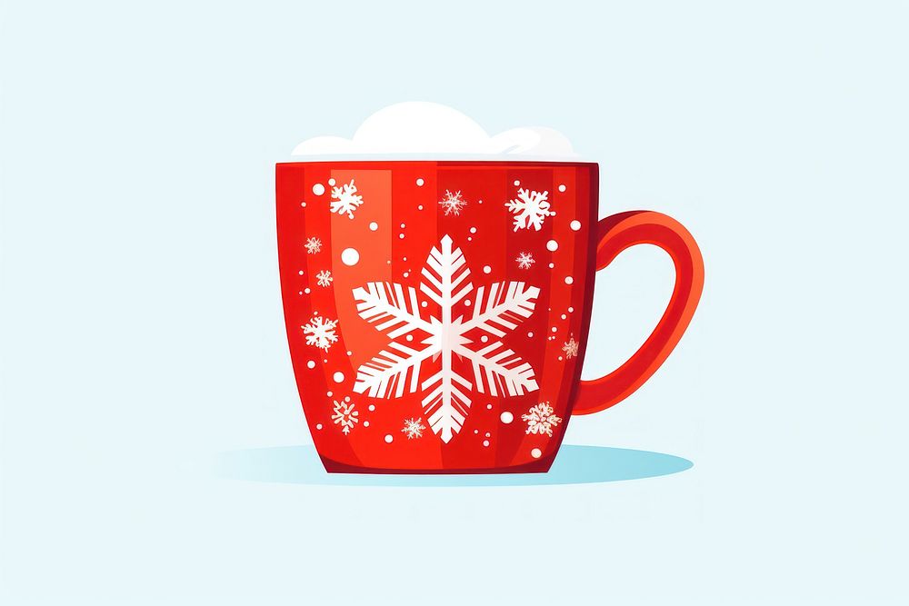Christmas coffee mug christmas drink snow. AI generated Image by rawpixel.