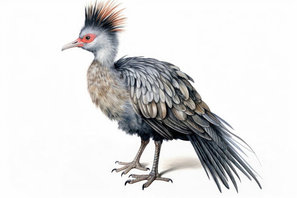 A northern screamer bird animal beak. AI generated Image by rawpixel.