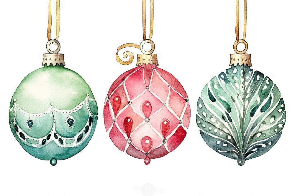 Christmas balls ornament christmas ornament celebration. AI generated Image by rawpixel.