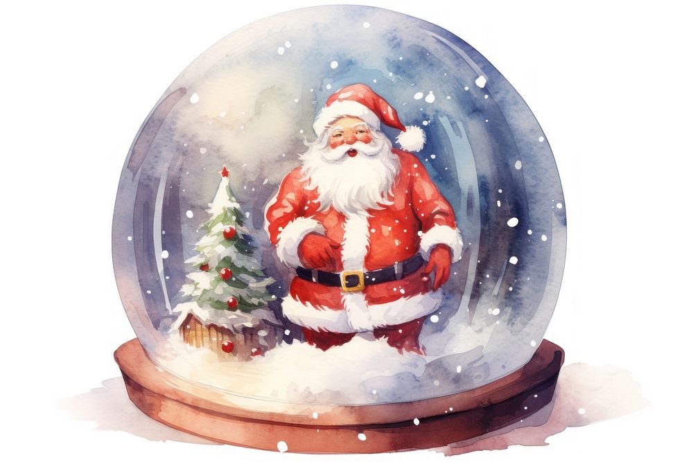 Santa claus snow christmas celebration. AI generated Image by rawpixel.