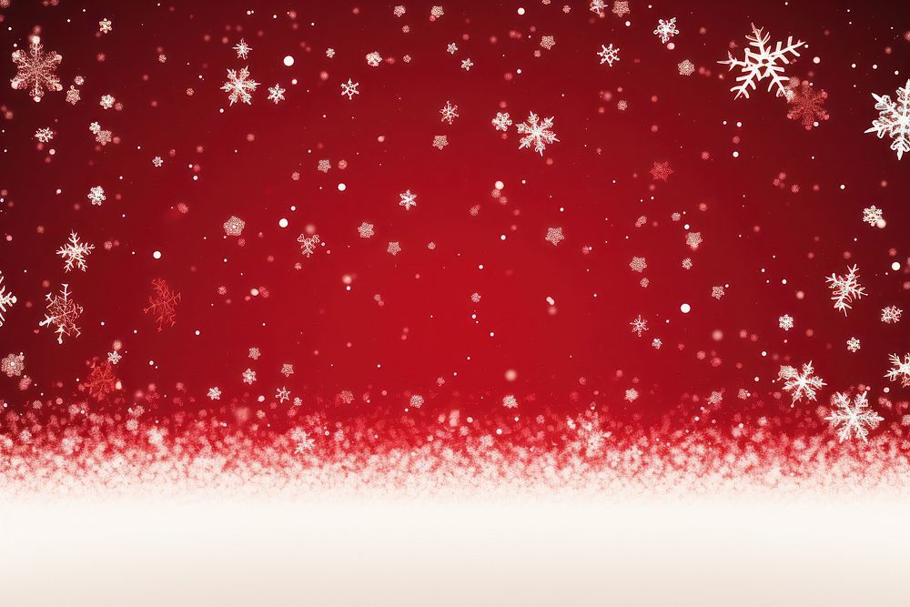 Red background snow backgrounds christmas. AI generated Image by rawpixel.