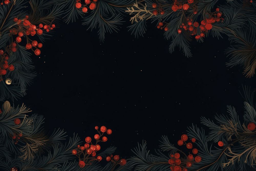 Christmas tree branches backgrounds christmas pattern. AI generated Image by rawpixel.