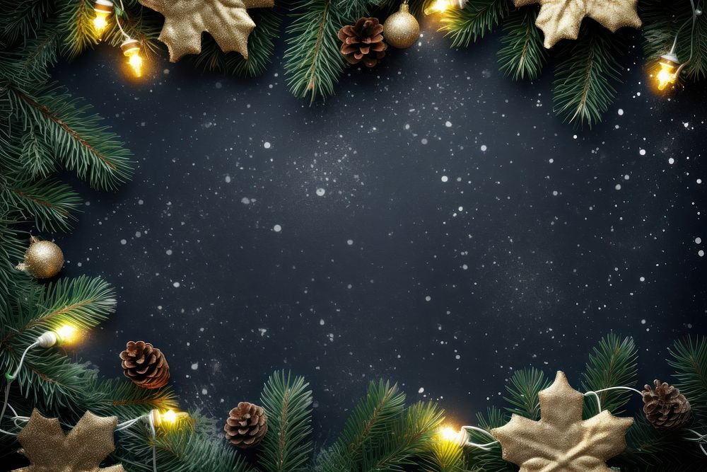 Christmas lights christmas tree backgrounds. AI generated Image by rawpixel.