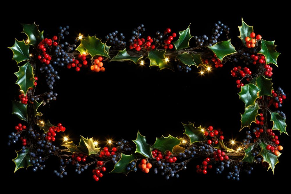 Decoration christmas holiday holly. AI generated Image by rawpixel.