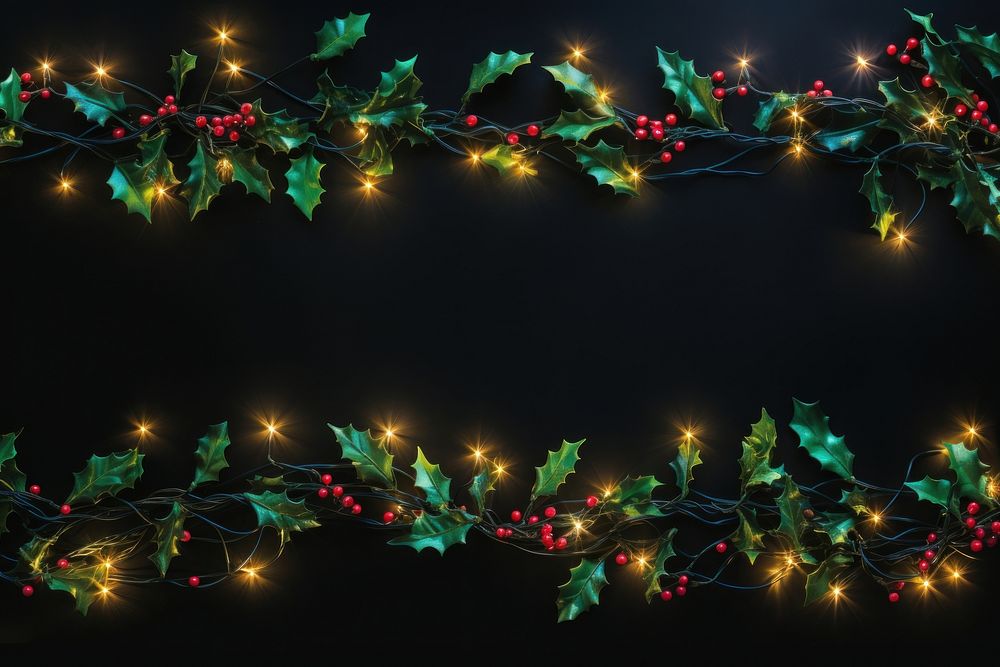 Christmas light decoration lighting. AI generated Image by rawpixel.