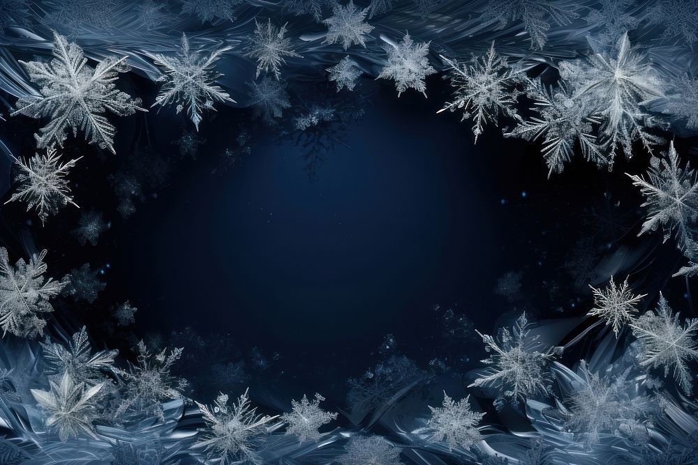 Frost backgrounds snowflake shape. AI generated Image by rawpixel.
