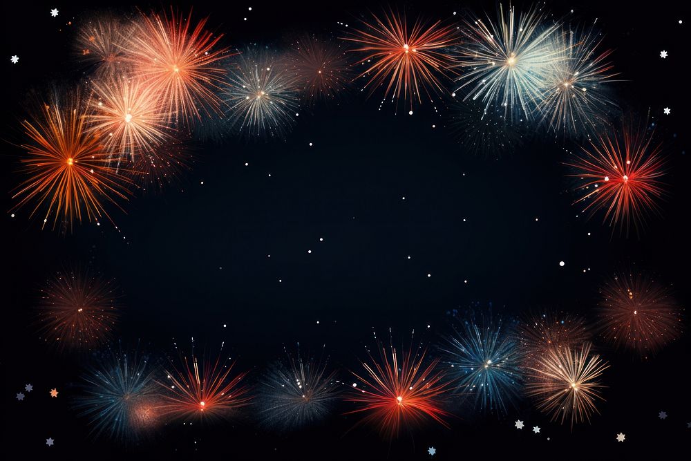 A fireworks backgrounds outdoors night. AI generated Image by rawpixel.