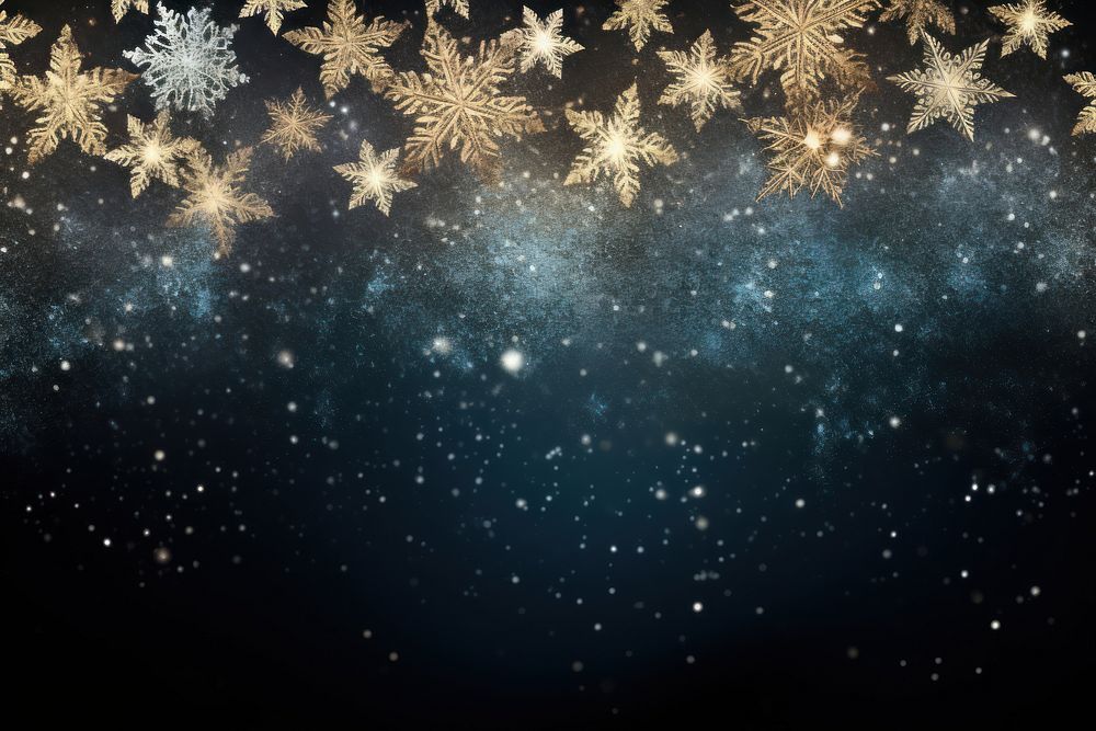 Snowflake backgrounds christmas nature. AI generated Image by rawpixel.