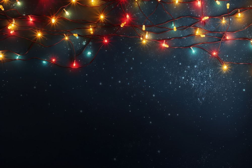 Christmas lights backgrounds christmas lighting. AI generated Image by rawpixel.