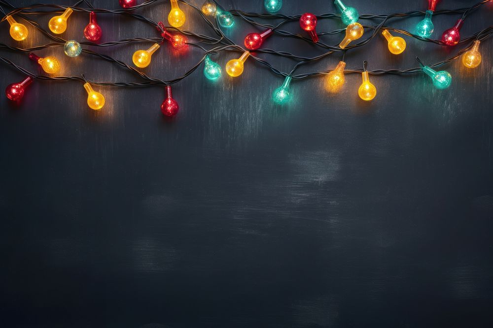 Festive Christmas lights backgrounds christmas lighting. AI generated Image by rawpixel.
