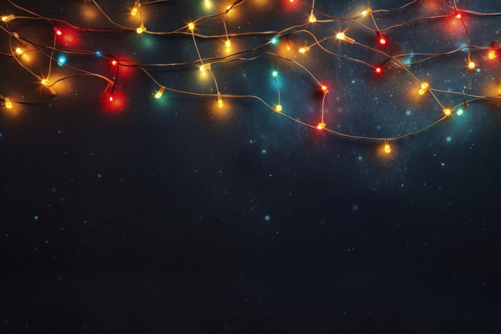 Festive Christmas lights christmas backgrounds lighting. AI generated Image by rawpixel.