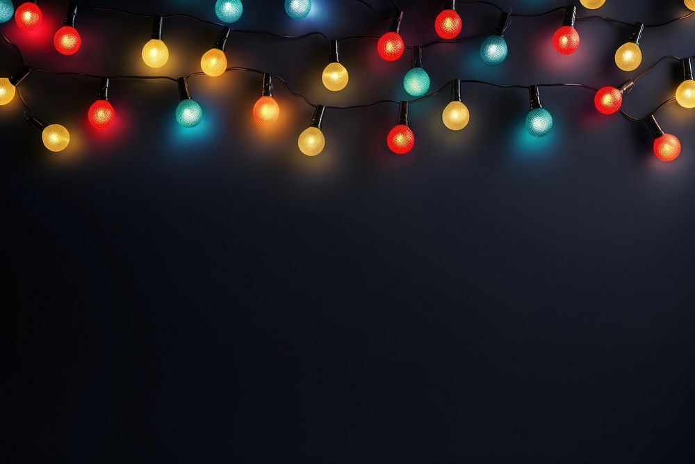 Festive Christmas lights christmas lighting christmas lights. AI generated Image by rawpixel.