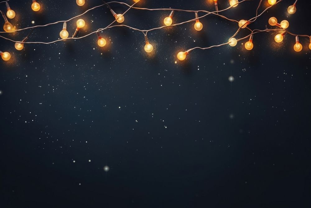 Festive Christmas lights backgrounds christmas outdoors. AI generated Image by rawpixel.