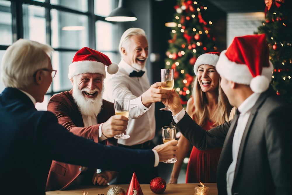 Christmas party holiday adult. AI generated Image by rawpixel.
