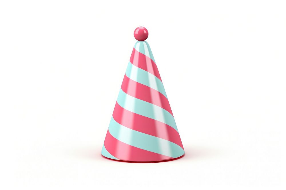 Party hat celebration toy white background. AI generated Image by rawpixel.